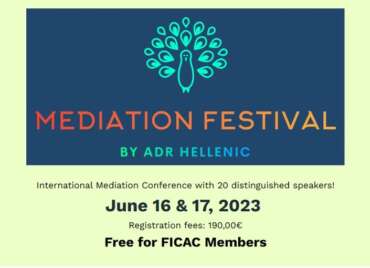 1st Mediation Festival 2023 – ADR Hellenic Training Hub