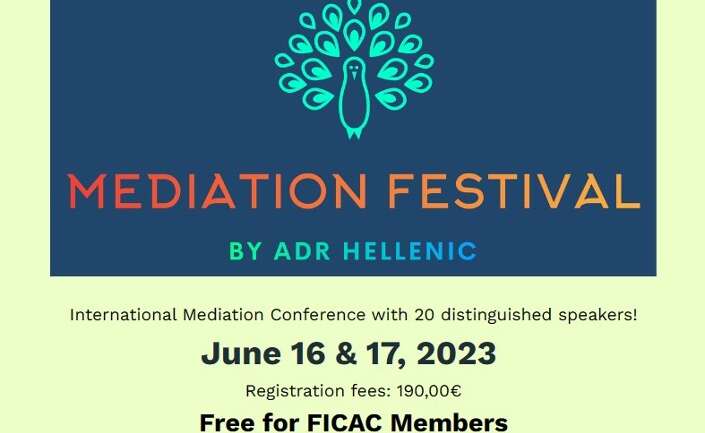 1st Mediation Festival 2023 – ADR Hellenic Training Hub