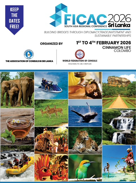 SAVE THE DATE: FICAC South Asia Regional Conference in Colombo, Sri Lanka, 1-4 February 2026